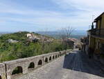 Altomonte, Ausblick von der Via Giampaolo Galterio (06.04.2024)