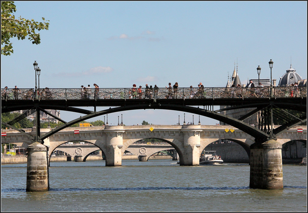 . Seine-Brcken in Paris - Pont des Arts / Pont de Neuf / Pont au Change / (Pont Notre Dame). 17.07.2012 (Matthias)