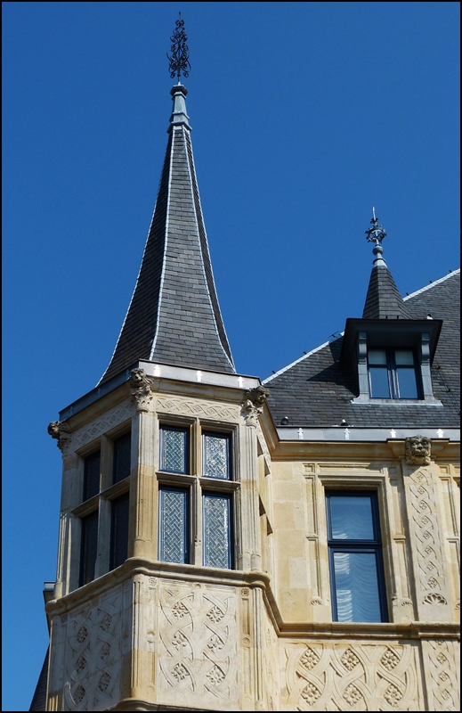 . Stadt Luxemburg - Detailaufnahme des Palais Grand-Ducal (Groherzoglicher Palast). 15.03.2013 (Jeanny)