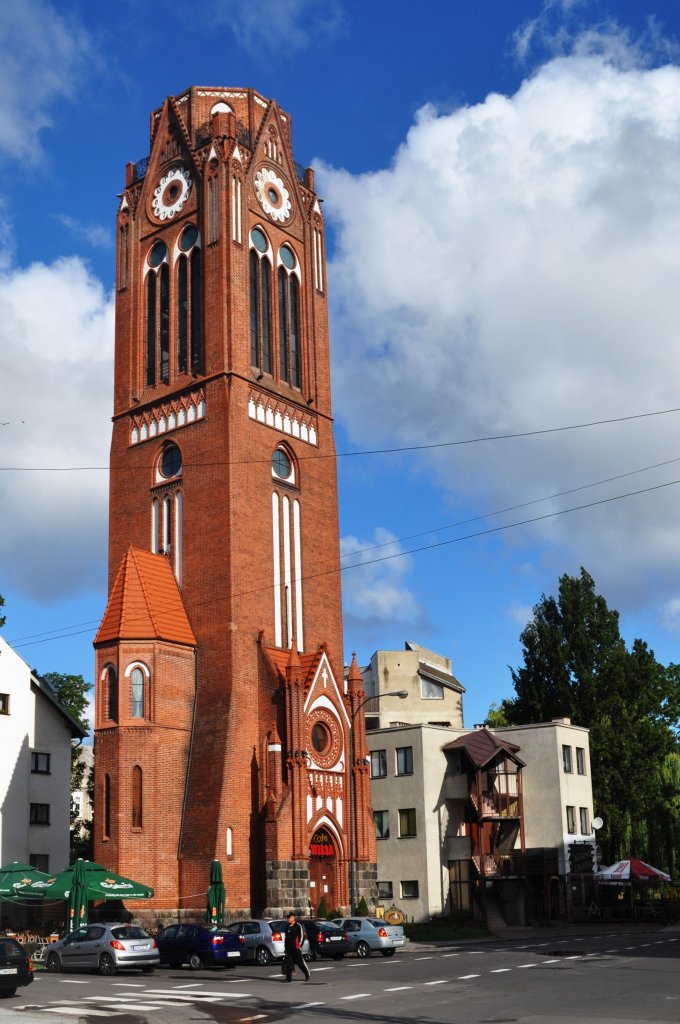 ŚWINOUJŚCIE, 31.08.2010, eine ehemalige Kirche in der ul. Piłsudskiego