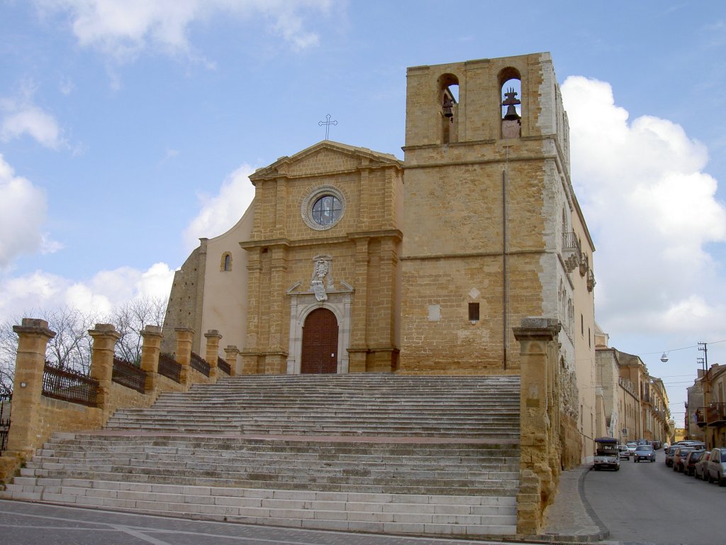 Agrigento, Dom San Gerlando, erbaut im 11. Jahrhundert auf dem Girgenti Hgel,
Sizilien (16.03.2009)