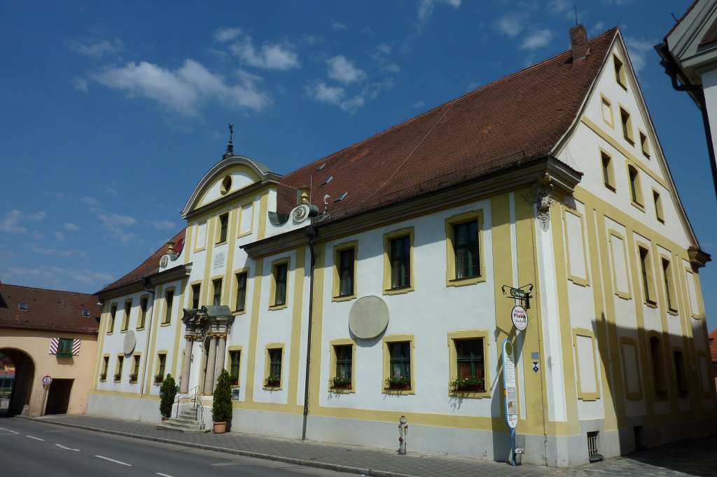 Allersberg, das historische Hospital von 1738, im Barockstil erbaut, Mai 2012
