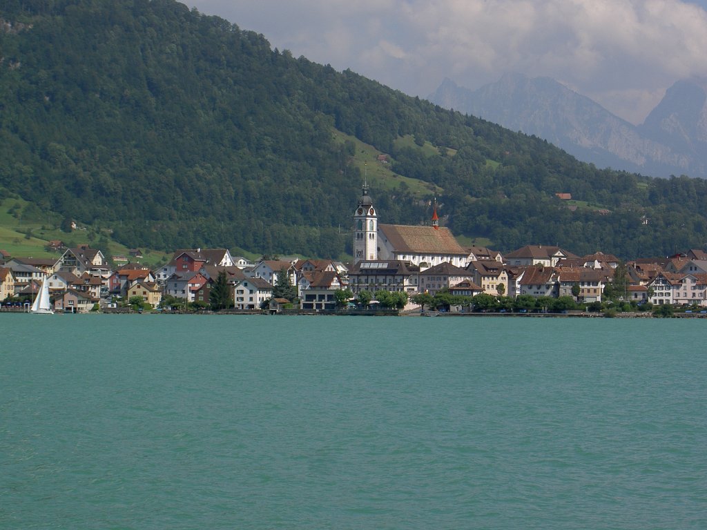 Arth am Sdufer des Zuger See, Kanton Schwyz (11.08.2012)