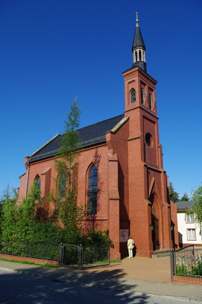 Bad Liebenwerda, Kath. Herz Jesu Kirche, erbaut 1883, Kreis Elbe-Elster (24.07.2011)