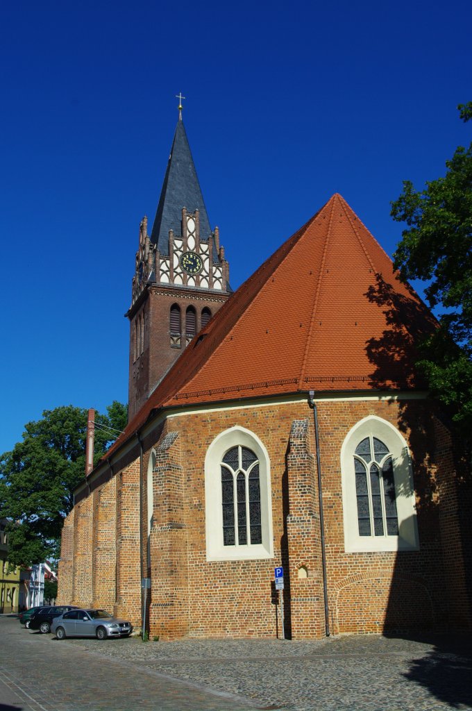 Bad Liebenwerda, sptgotische St. Nikolai Kirche, erbaut 1673, Kreis Elbe-Elster (24.07.2011)