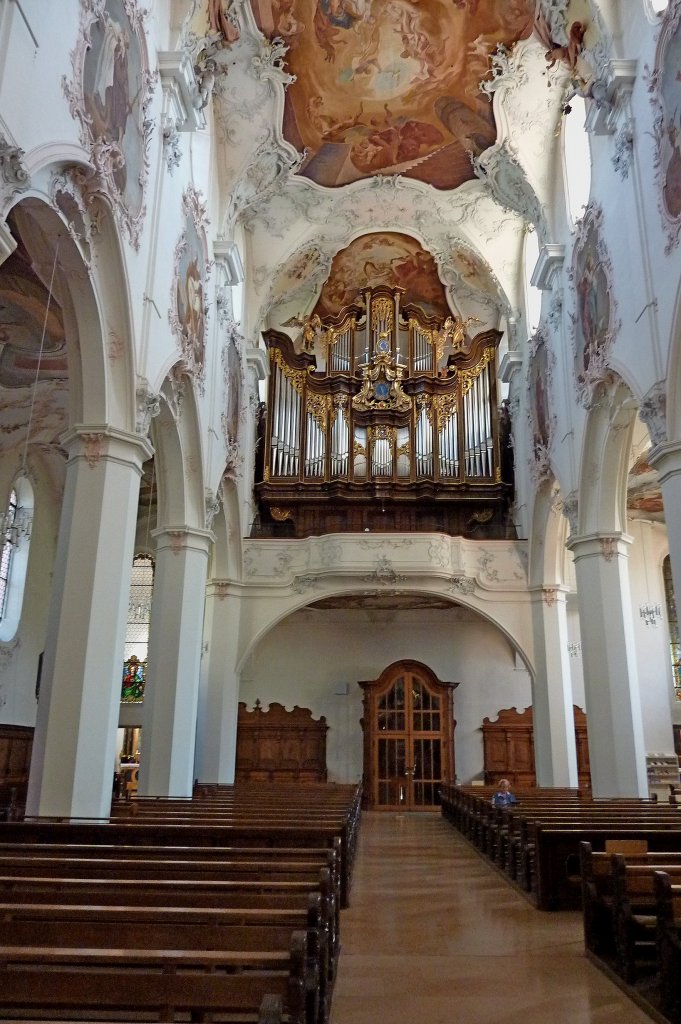 Bad Sckingen am Hochrhein, die Klais-Orgel von 1993 im Fridolinsmnster, Mai 2011