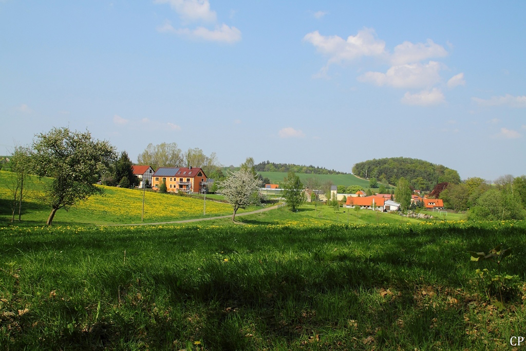 Blick auf den Ort Klingenberg (Sachsen), welcher sich nahe der gleichnamigen Talsperre befindet. (30.04.2011)