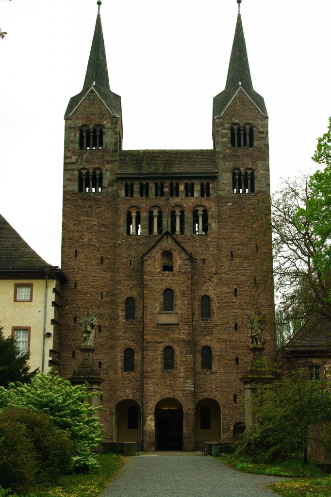 Corvey, Ehem. Benediktinerklosterkirche, erbaut von 1667 bis 1671, Westwerk, 
Kreis Hxter (11.05.2010)