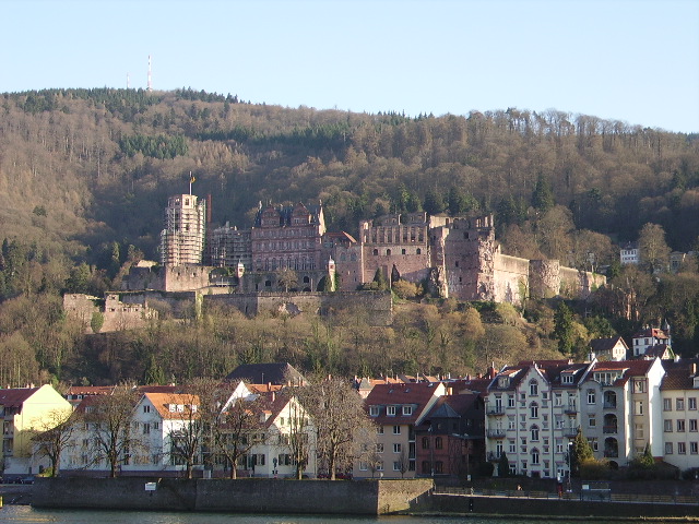 Das Heidelberger Schloss am 02.03.11