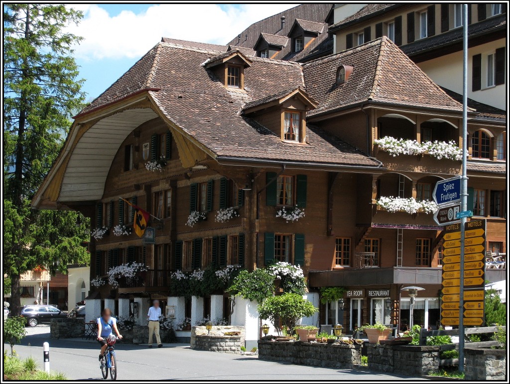 Das Hotel Victoria Ritter in Kandersteg, aufgenommen am 21.07.2010.