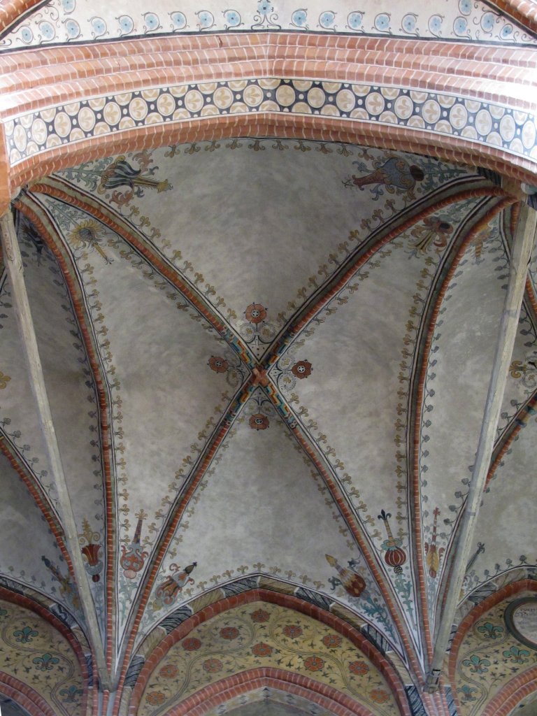 Deckenmalerei in der Kirche St. Marien zu Bergen / Rgen; 06.112010
