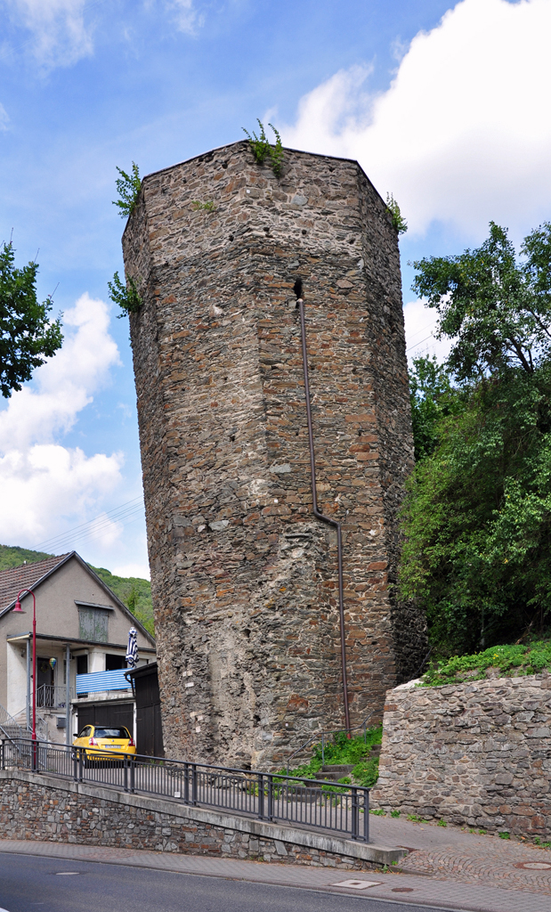  Der schiefe Turm  in Dausenau a.d. Lahn - 27.08.2012