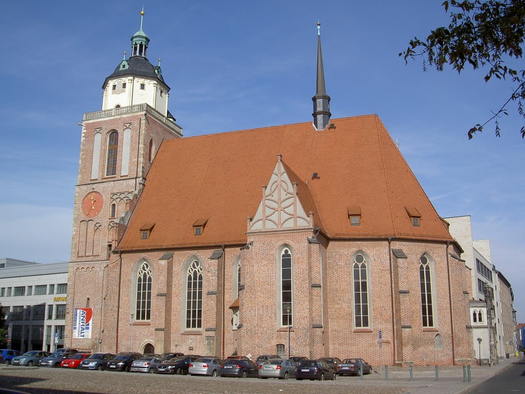 Dessau, Schlosskirche St. Marien, erbaut von 1506 bis 1523 (02.10.2012)