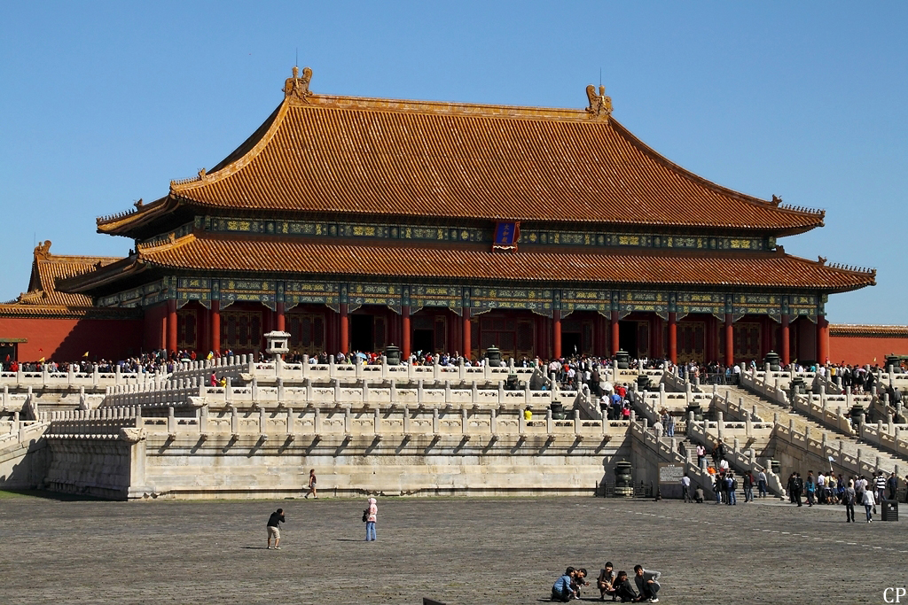 Die Halle der hchsten Harmonie in der Verbotenen Stadt in Peking. (17.9.2011)