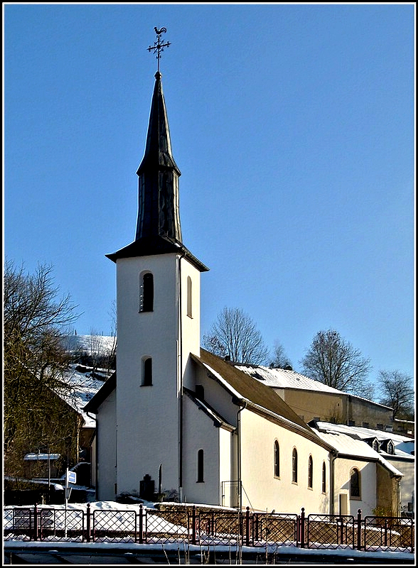 Die Kirche von Michelau aufgenommen am 02.01.2011. (Jeanny)