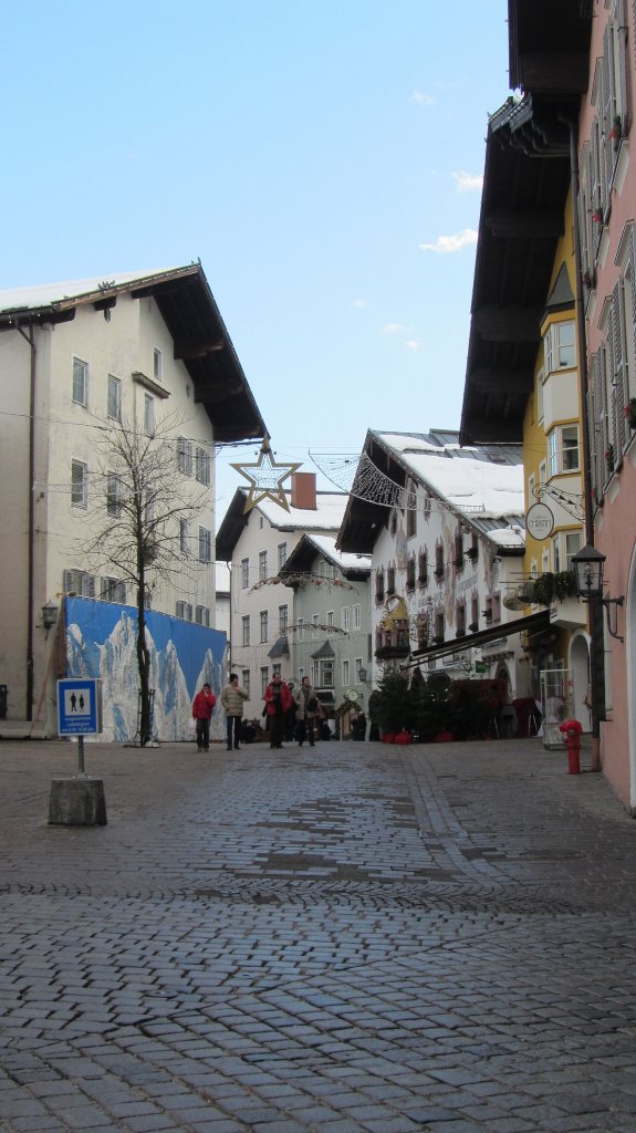 Die Kitzbheler Altstadt.(30.12.2012)