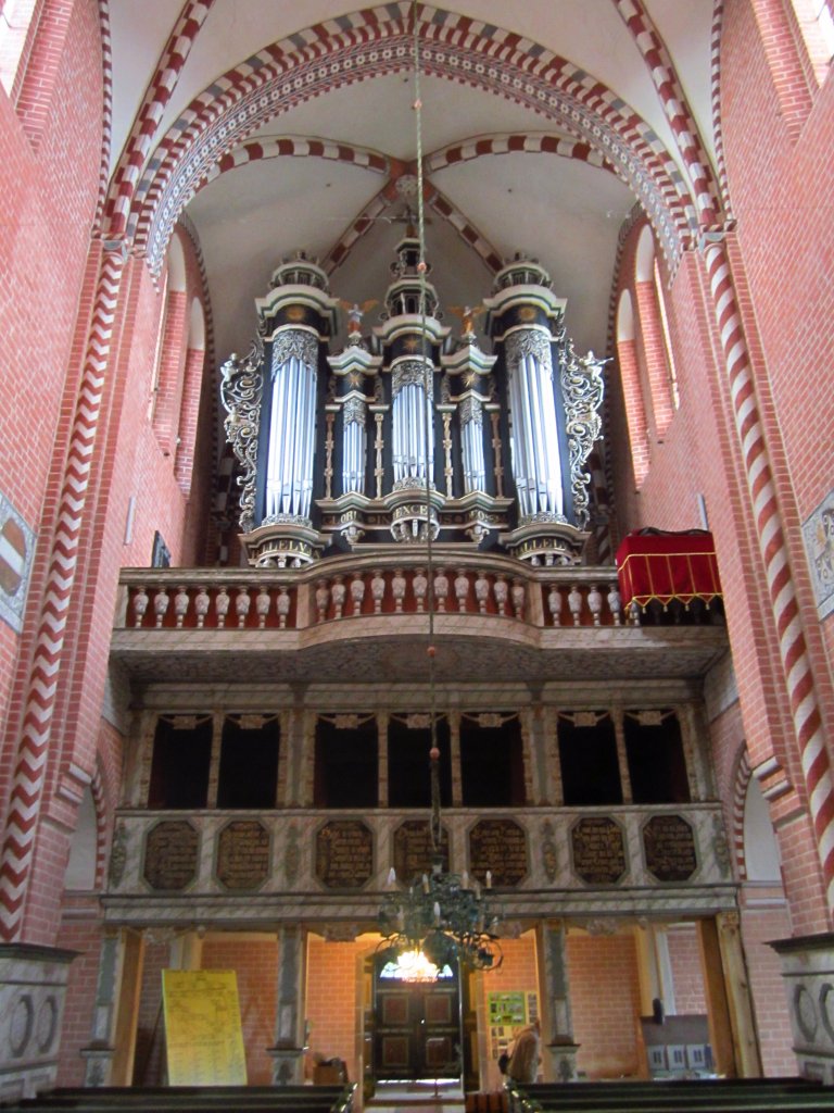 Doberlug, Orgelempore der Klosterkirche St. Marien (20.09.2012)