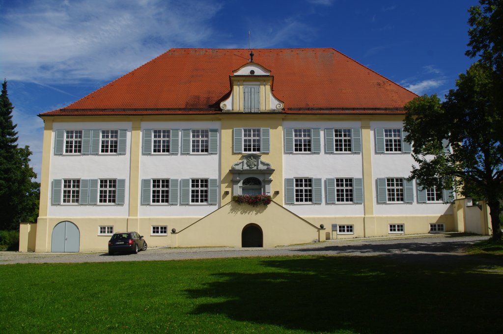 Eberhardzell, Rathaus von 1746, Kreis Biberach (11.08.2011)