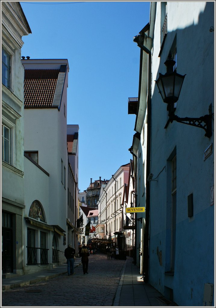 Eine Altstadtgasse von Tallinn.
(01.05.2012)