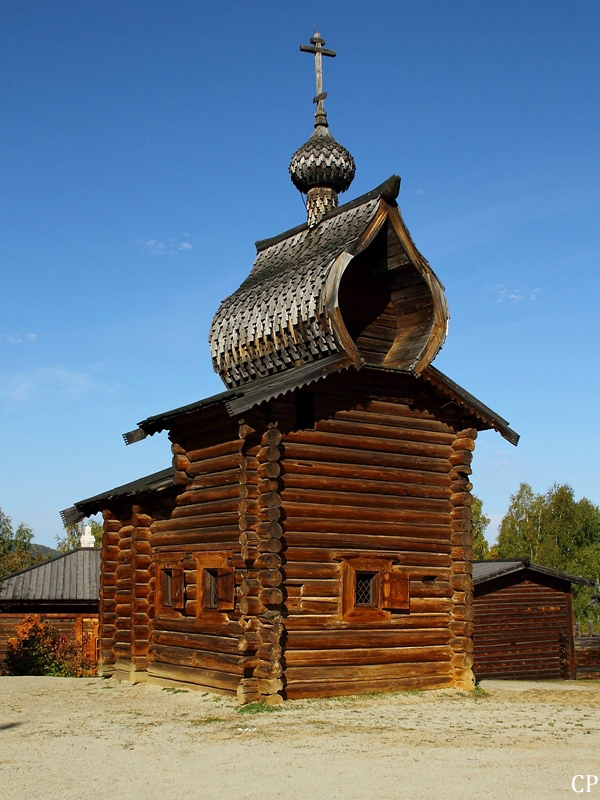 Eine kleine Kapelle im Freilichtmuseum Tal'cy bei Irkutsk. (10.9.2011)