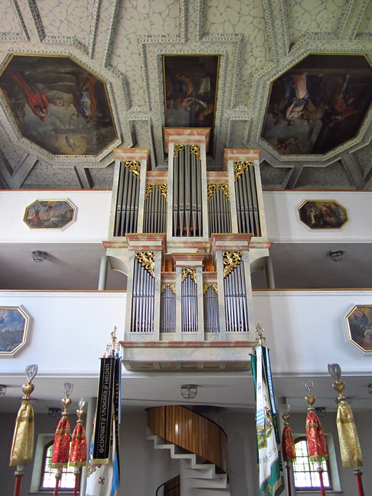 Eppishausen, Orgel der St. Michael Kirche (18.07.2012)