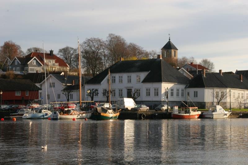 Hafenidylle in Brevik; 21.11.2009