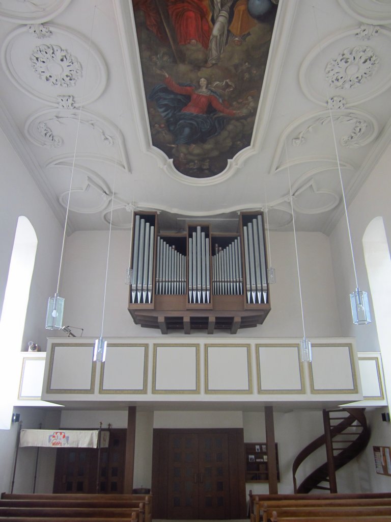 Heufurt, Orgelempore der St. Jakobus Kirche, 17. Jahrhundert (16.06.2012)