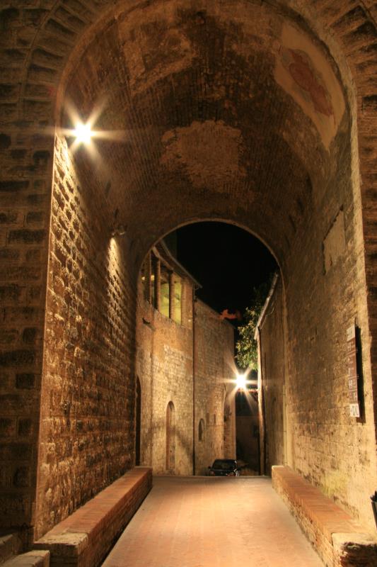 In San Gimignano; 13.01.2012