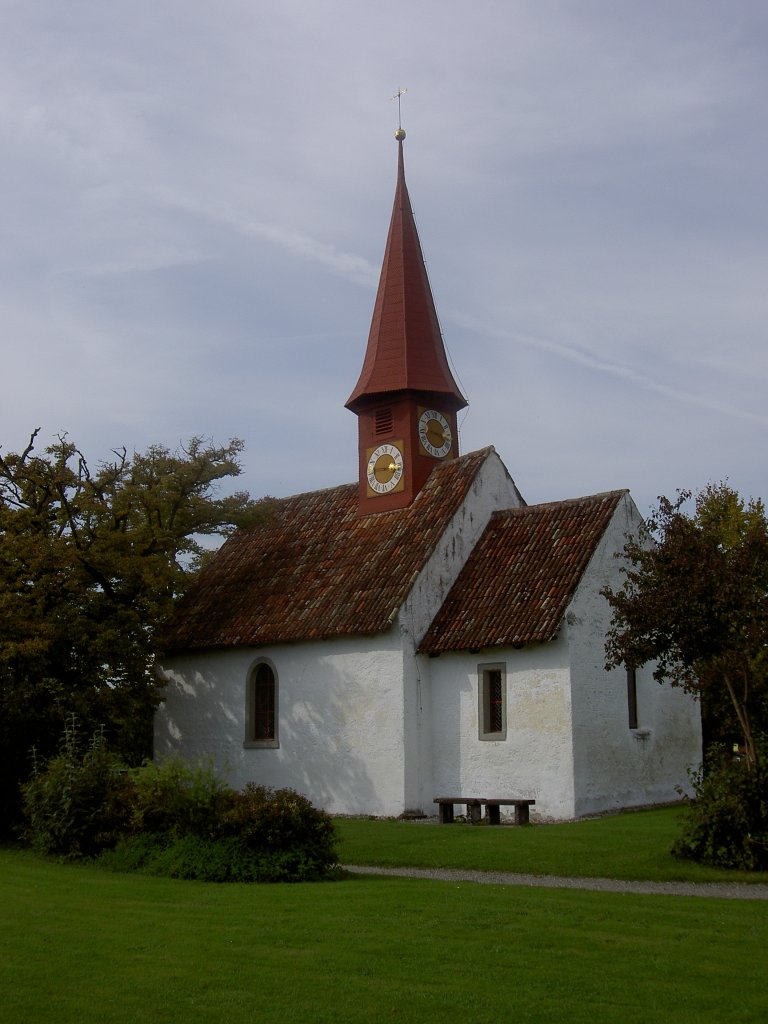 Kapelle St. Oswald in Nrensdorf, Wandmalereien von 1400, Bezirk Blach (25.09.2011)