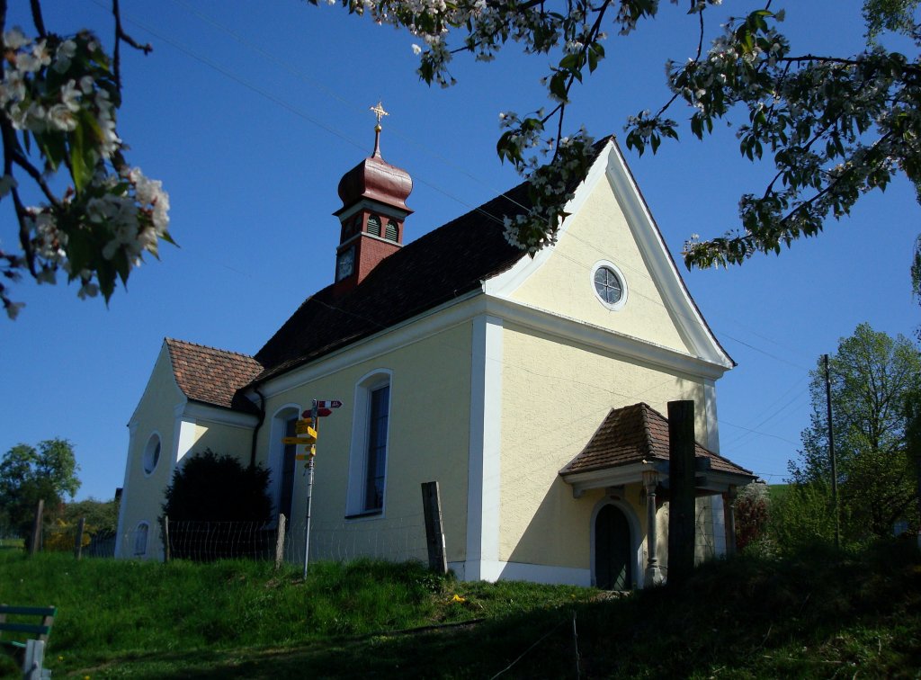Klingenzell im Kanton Thurgau, die Wallfahrtskirche  Sieben Schmerzen Mari , April 2010