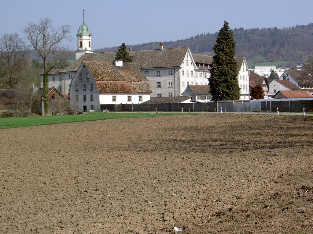 Kloster Fahr bei Zrich, gegrndet 1130 durch das Kloster Einsiedeln (25.03.2012)