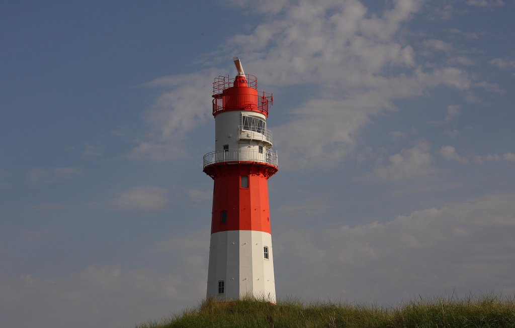 Leuchtturm - der Neue - auf der Nordseeinsel Borkum am 25.8.2012.