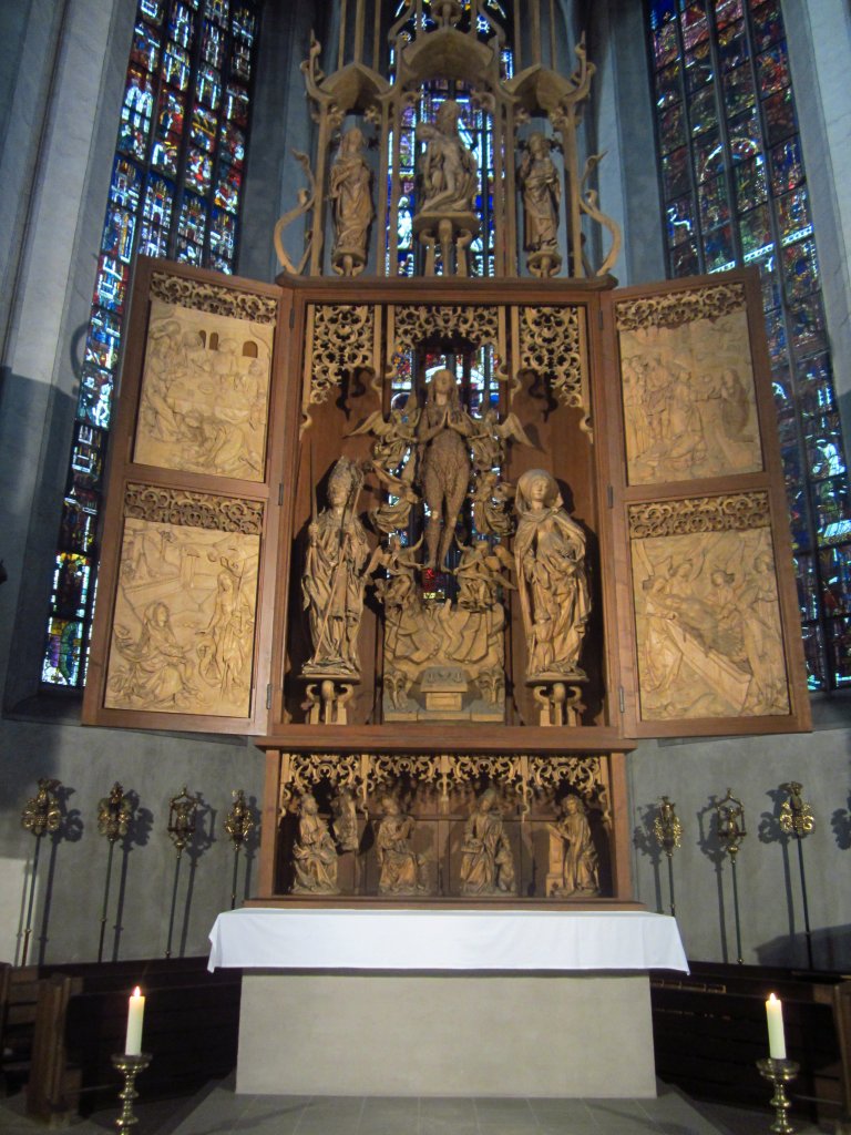 Mnnerstadt, St. Maria Magdalena Kirche, Tilman Riemenschneider Altar von 1490 bis 1492 (16.06.2012)