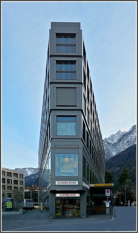 Moderne Architektur in Chur. 26.12.09 (Jeanny)