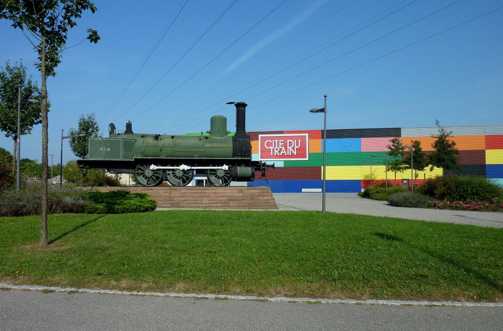 Mlhausen (Mulhouse), hier steht das grte Eisenbahnmuseum in Europa, Sept.2012
