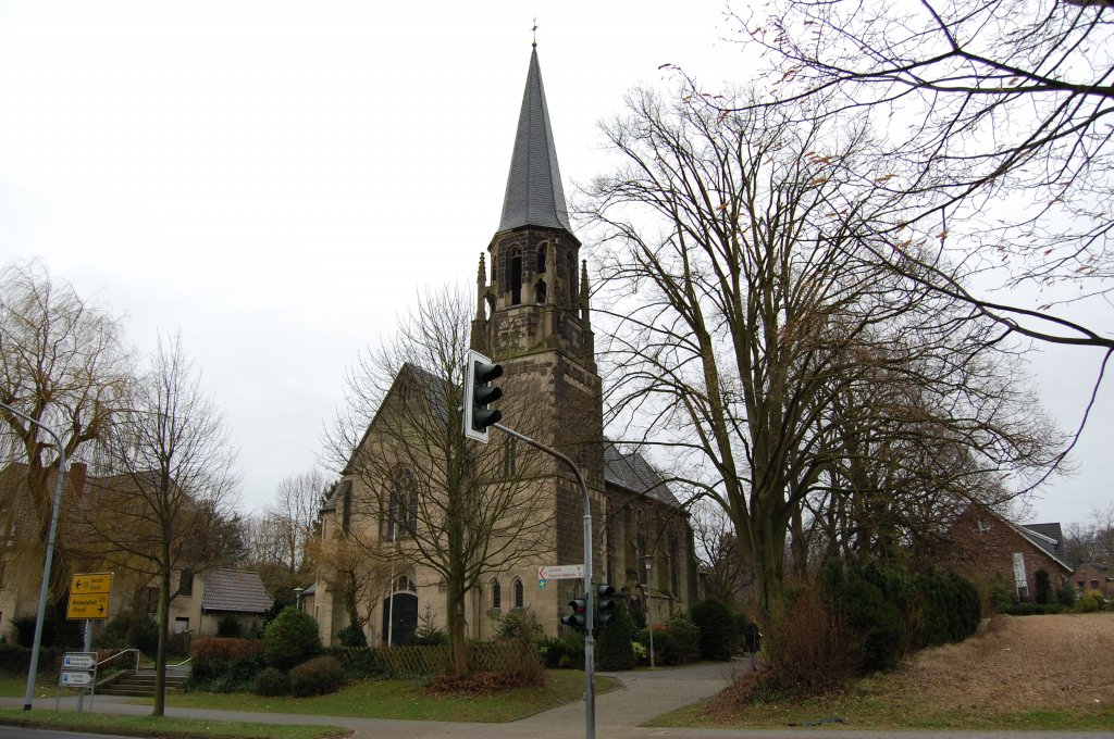 Pfarrkirche in Korschenbroich Liedberg. Foto vom 20.1.2008