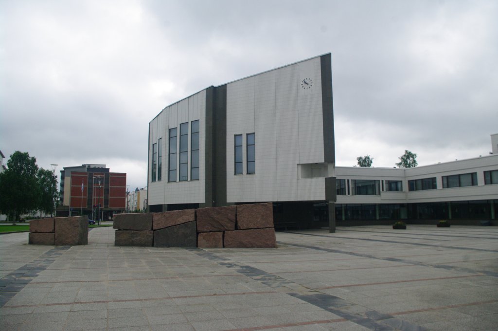 Rovaniemi, Zentrum fr Kultur und Administration, erbaut von Alvar Aalto (06.07.2013)