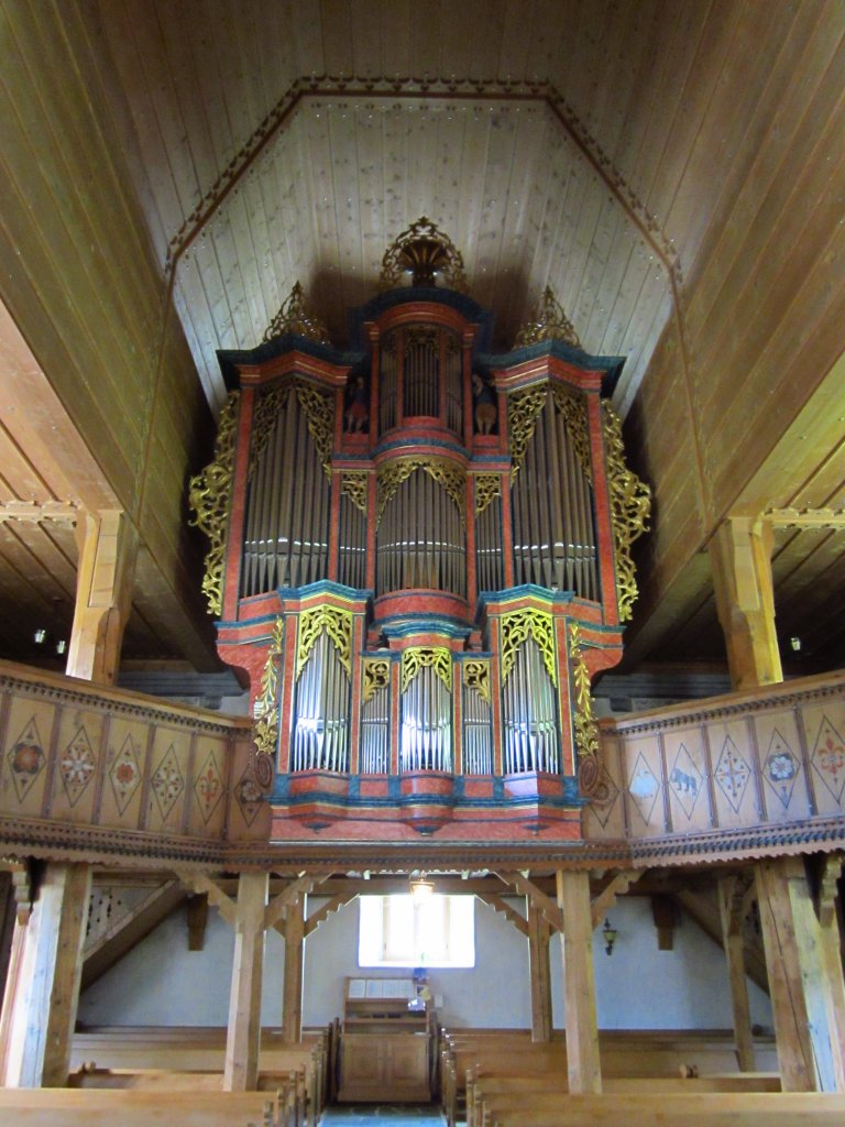 Saanen, Orgel der Ref. Kirche St. Mauritius, Simmental (27.05.2012)