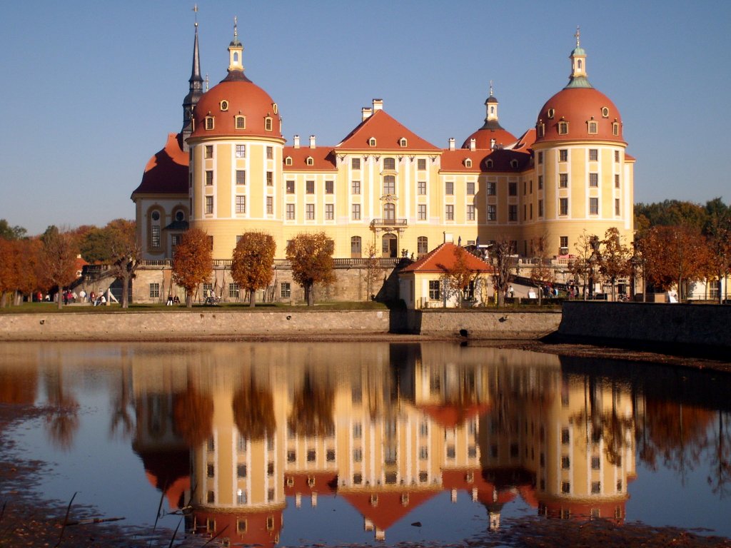 Schlo Moritzburg bei Dresden , Aufnahme am 20.10.2012