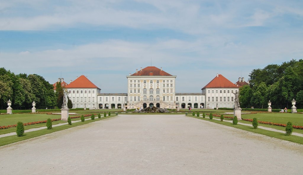 Schloss Nymphenburg mit Schlosspark
in Mnchen am 10.05.2011