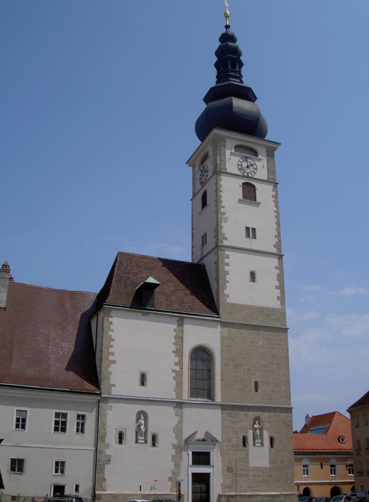 St. Plten, Dom Maria Himmelfahrt, erbaut ab 1267, im 18. Jahrhundert barockisiert 
nach Plnen von J. Prandtauers (02.06.2011)
