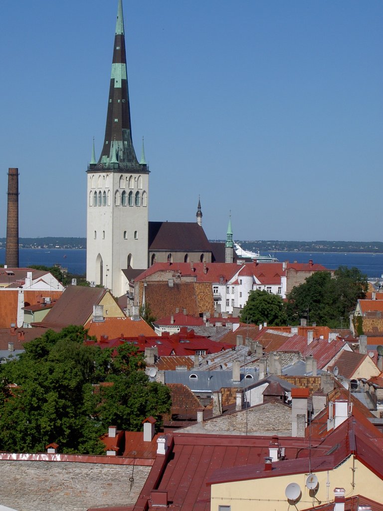 Tallinn, Olaikirche aus dem 13. JH (04.07.2010)
