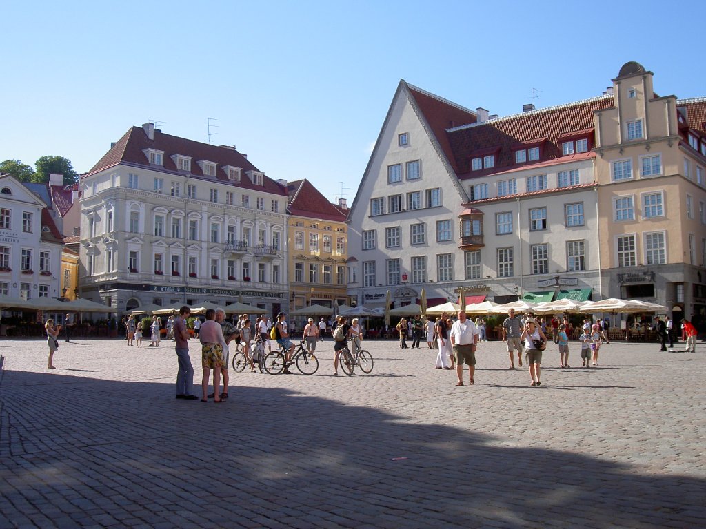 Tallinn, Rathausplatz (04.07.2010)