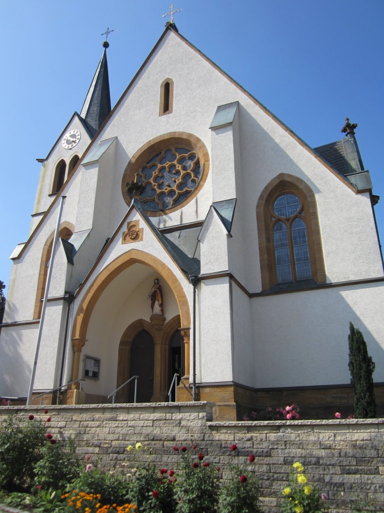 Treffelhausen, St. Vitus Kirche, erbaut 1865, Kreis Gppingen (10.08.2012)