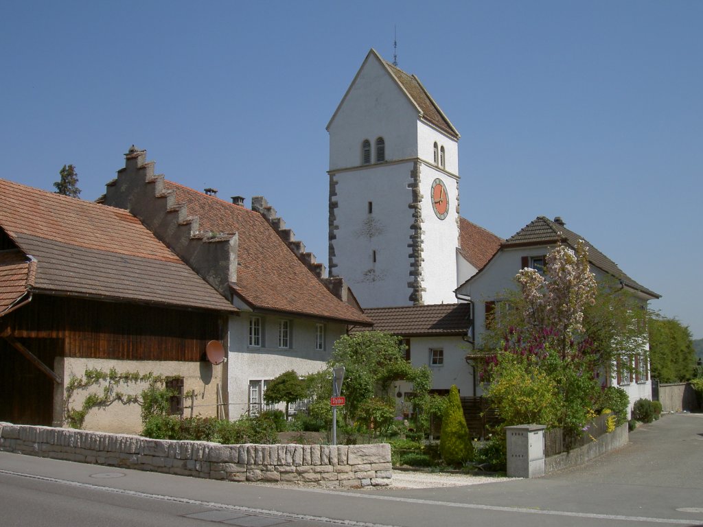 Veltheim, Ref. Pfarrkirche und Pfarrhaus, Bezirk Aarau (19.04.2011)