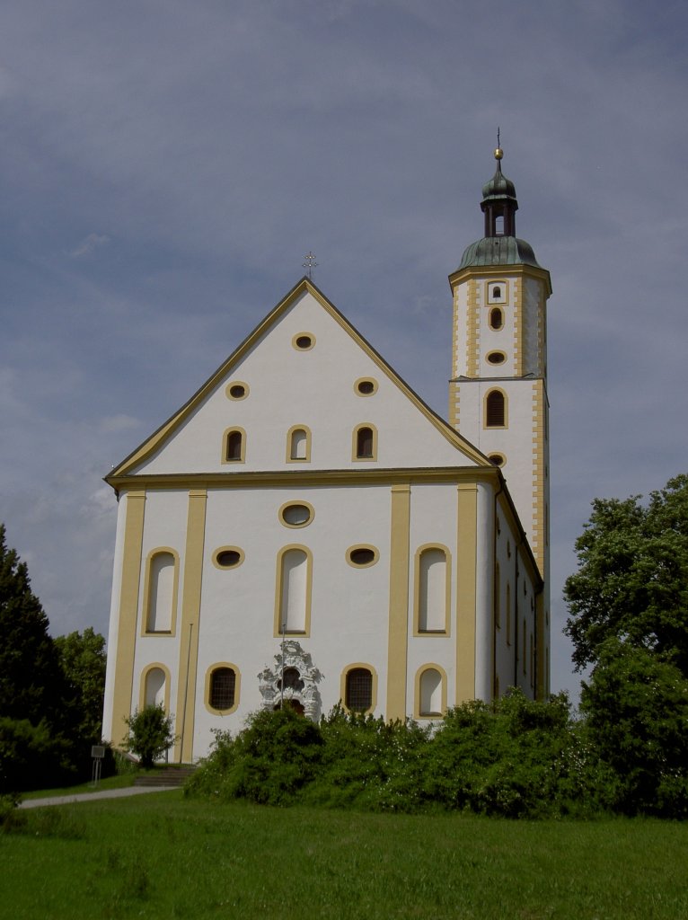 Wemding, Wallf. Kirche Maria Brnnlein, erbaut von 1748 bis 1782 nach Plnen von 
Franz Joseph Roth (16.06.2013)