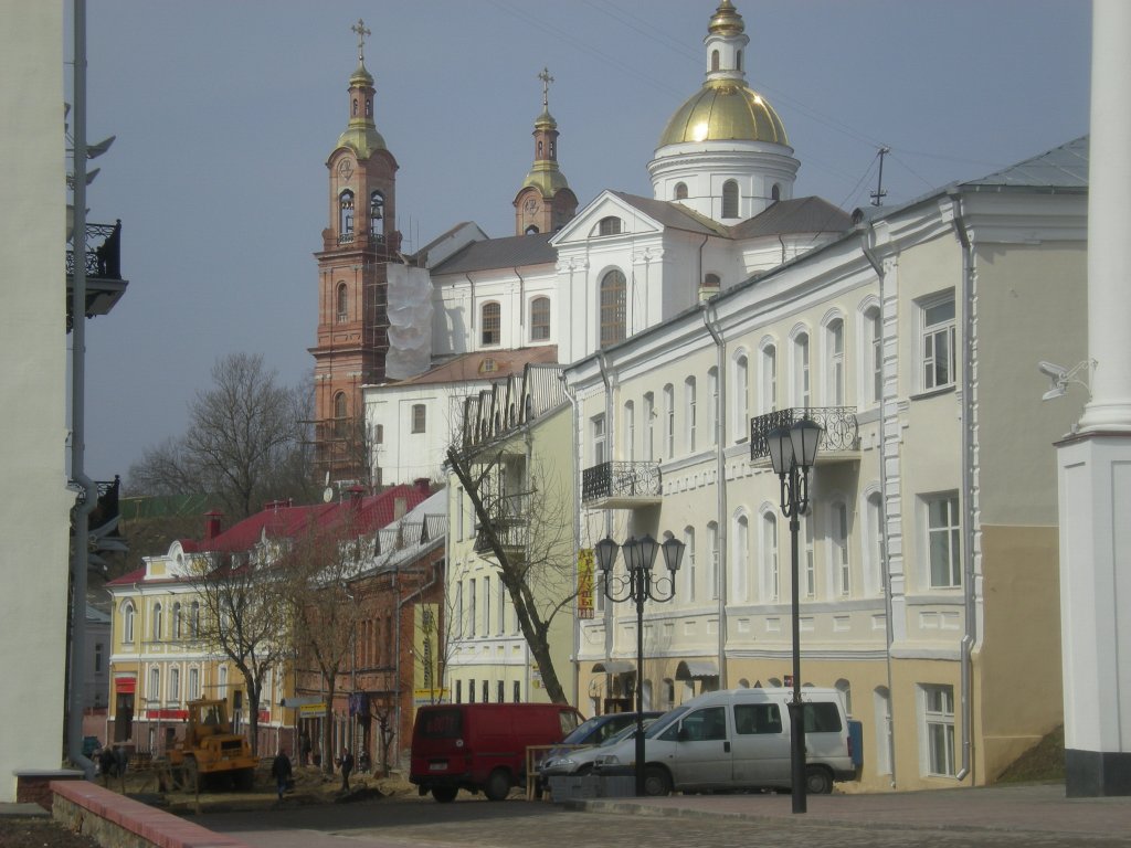 Wibebsk liegt im Nordosten von Weirussland und ist eine der ganz wenigen Stdte in diesem Land, die eine zusammenhngende Altstadt haben. 05.04.2010. 