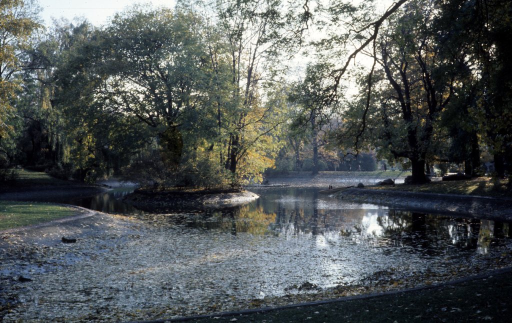 Wien Stadtpark am 3. November 1976.