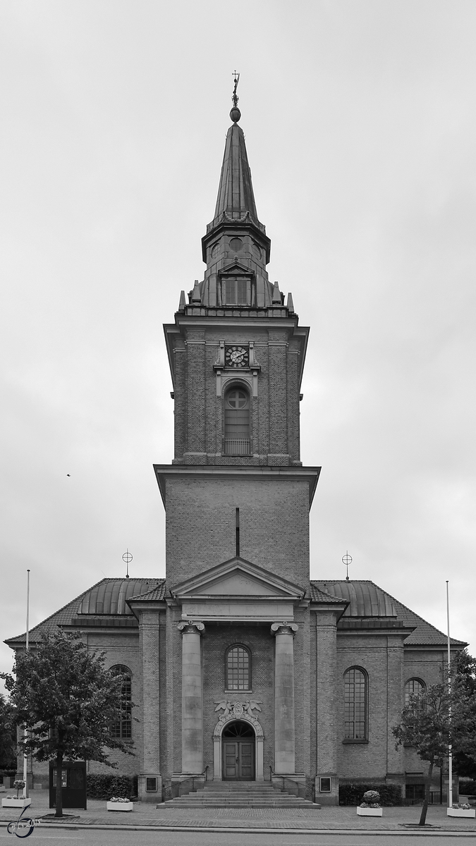  Die von 1926 bis 1929 gebaute Ansgar Kirke im dnischen Aalborg. (Juni 2018)