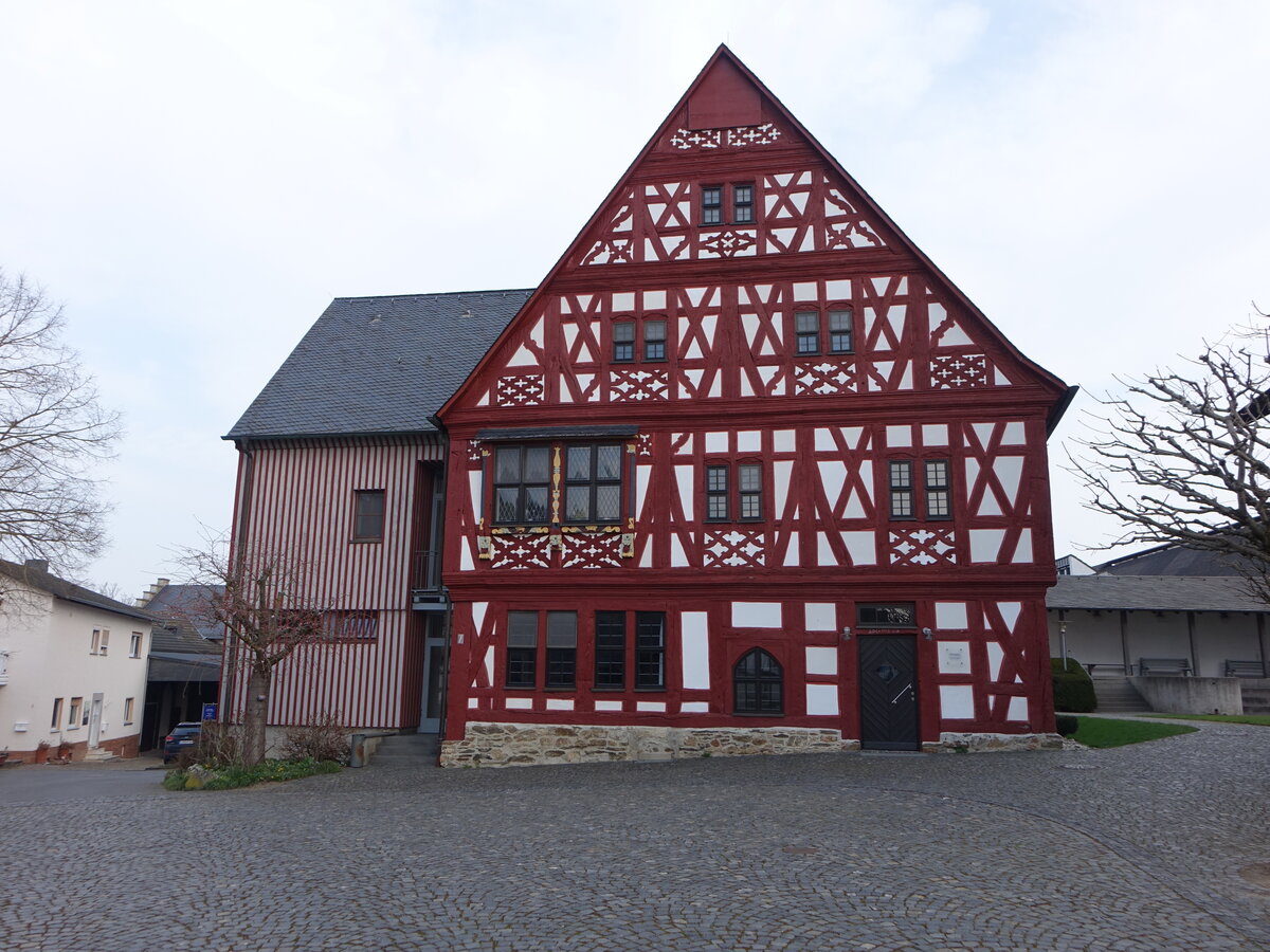 btissinenhaus im Kloster Gnadenthal, erbaut von 1589 bis 1590 (20.03.2022)